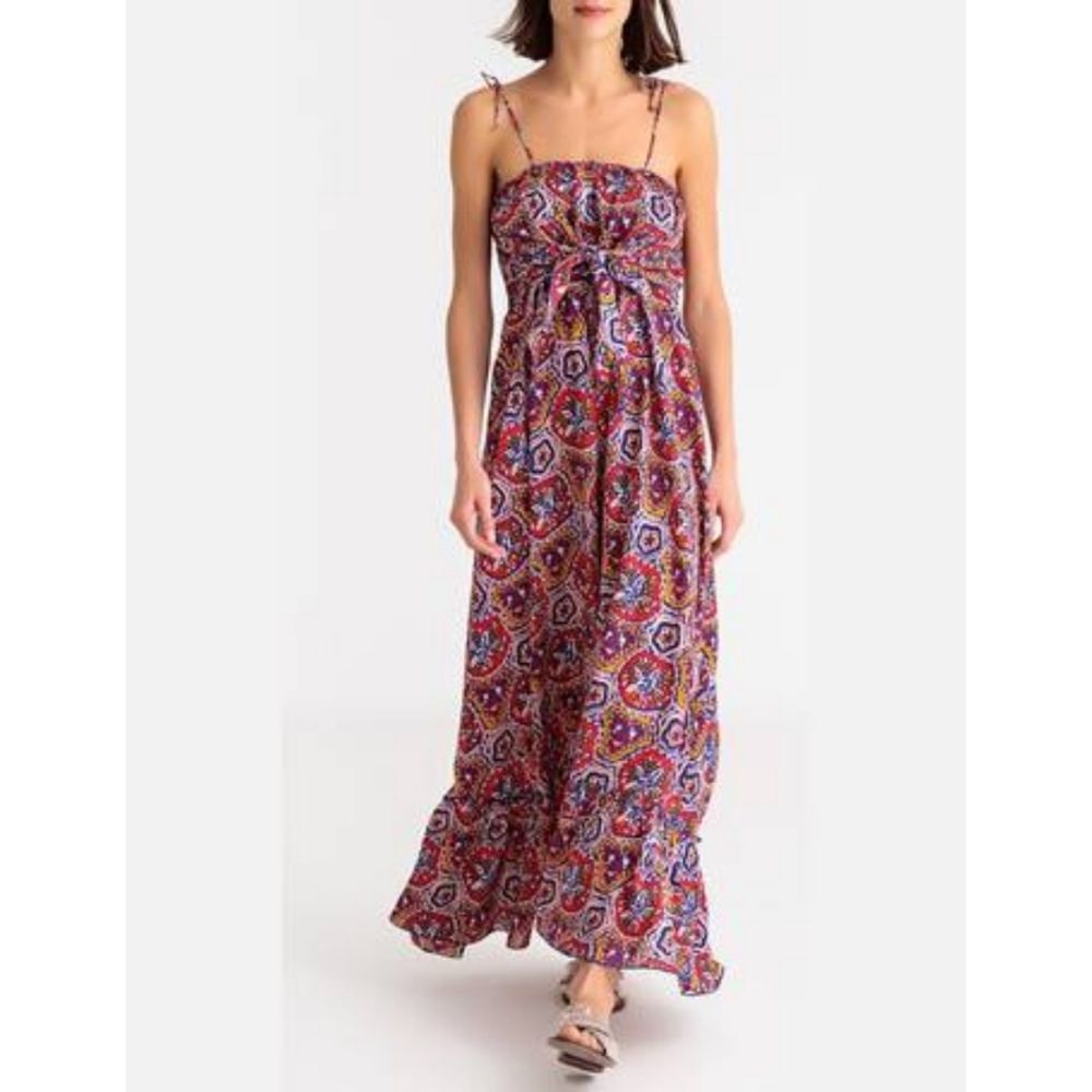 Antik Batik Sam Floral Printed Sundress Maxi Dress